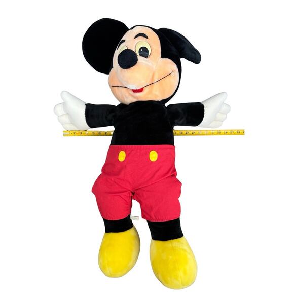 Vintage Mickey Mouse 36” Plush Disneyland Disney World Large Heavy Rare - Picture 8 of 8